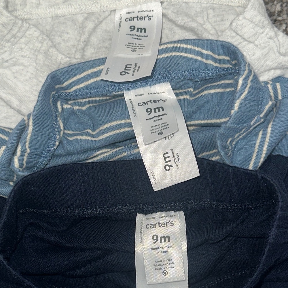Set of 5 Baby Boy Soft Joggers - Picture 5 of 9